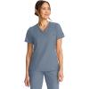 Healing Hands Women’s Tops V-Neck Scrub Top Tuck-in with Welt Chest Pocket HH755(Twilight Blue)