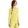 Healing Hands Women’s Underscrub Soft Knit Melissa Longsleeve Scrub Tee with Breathable & Easy Care Fabric 5047(Canary)