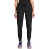Healing Hands Joggers Scrub Pants for Women Mid-Rise Bottoms with Bekah Drawstring HH155(Black)