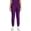 Healing Hands Joggers Scrub Pants for Women Mid-Rise Bottoms with Bekah Drawstring HH155(Eggplant)
