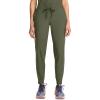 Healing Hands Joggers Scrub Pants for Women Mid-Rise Bottoms with Bekah Drawstring HH155(Olive)