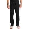 Healing Hands Men’s Scrubs Zip Fly Drawstring Scrub Pant with 4 Pockets HH154(Black)