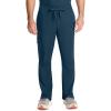 Healing Hands Men’s Scrubs Zip Fly Drawstring Scrub Pant with 4 Pockets HH154(Caribbean Blue)