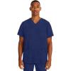 Healing Hands Scrubs for Men Modern Fit, Scrub Top Jake with 3 Patch Pockets, Side Vents and Stretchy Fabric 2331(Navy)