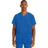 Healing Hands Scrubs for Men Modern Fit, Scrub Top Jake with 3 Patch Pockets, Side Vents and Stretchy Fabric 2331(Royal)