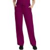 Healing Hands Taylor Women’s Pants Mid Rise with 2 Pockets & Back Elastic Waistband 9095(Wine)