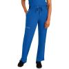 Healing Hands Womens Scrubs Pants 6 Pocket HH360 9151 Nisha Waistband Drawstring Premium Scrub Pant Athletic Design(Royal)