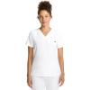 Healing Hands Women’s Tops V-Neck Scrub Top Tuck-in with Welt Chest Pocket HH755(White Gardenia)
