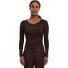 Healing Hands Women’s Underscrub Soft Knit Melissa Longsleeve Scrub Tee with Breathable & Easy Care Fabric 5047(Dark Chocolate)