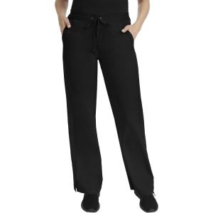 Healing Hands Taylor Women’s Pants Mid Rise with 2 Pockets & Back Elastic Waistband 9095(Black)