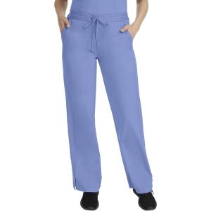 Healing Hands Taylor Women’s Pants Mid Rise with 2 Pockets & Back Elastic Waistband 9095(Ceil)