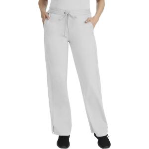 Healing Hands Taylor Women’s Pants Mid Rise with 2 Pockets & Back Elastic Waistband 9095(White)