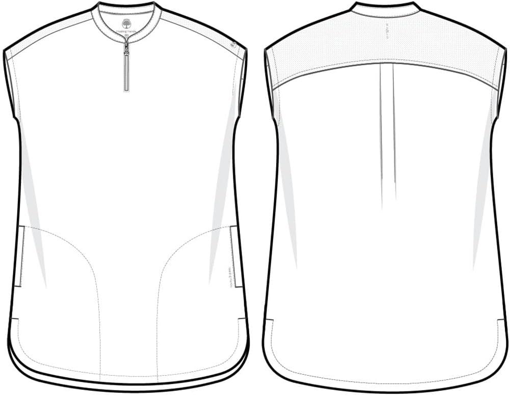 imageHealing Hands Women Medical Scrub Top Sandy Top with 2 Pockets Moisture Wicking 360 Stretch and Recycled Fiber 2286Ceil