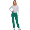 Healing Hands Jogger Scrubs for Women 7 Pocket HH360 Women’s 9154 Nikki Womens Joggers with Drawstring(Hunter)