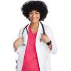 Healing Hands Lab Coat For Woman Faye White Coat with 5 Pockets, Moisture Wicking and 2-Way Stretch 5161(White)