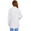Healing Hands Lab Coat Women 3 Pocket Full Sleeve Mid-Length 5053 Faith The White Coat Minimalist Collection(White)