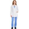 Healing Hands Lab Coat Women 3 Pocket Full Sleeve Mid-Length 5053 Faith The White Coat Minimalist Collection(White)