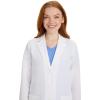 Healing Hands Lab Coat Women 3 Pocket Full Sleeve Mid-Length 5053 Faith The White Coat Minimalist Collection(White)