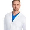 Healing Hands Lab Coat for Men’s Luke Labcoat With 5 Pockets & 2-way Stretch Fabric 5151(White)