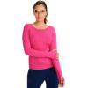Healing Hands Mackenzie Women’s Underscrub, Long Sleeve Tee with Thumbholes, Modern Fit Undershirt- 5051(Carnation Pink – 2 Pack)