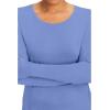 Healing Hands Mackenzie Women’s Underscrub, Long Sleeve Tee with Thumbholes, Modern Fit Undershirt- 5051(Ciel – 2 Pack)