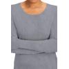 Healing Hands Mackenzie Women’s Underscrub, Long Sleeve Tee with Thumbholes, Modern Fit Undershirt- 5051(Heather Grey)