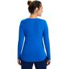 Healing Hands Mackenzie Women’s Underscrub, Long Sleeve Tee with Thumbholes, Modern Fit Undershirt- 5051(Royal)