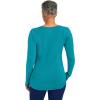 Healing Hands Mackenzie Women’s Underscrub, Long Sleeve Tee with Thumbholes, Modern Fit Undershirt- 5051(Teal)