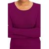 Healing Hands Mackenzie Women’s Underscrub, Long Sleeve Tee with Thumbholes, Modern Fit Undershirt- 5051(Wine – 2 Pack)