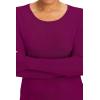 Healing Hands Mackenzie Women’s Underscrub, Long Sleeve Tee with Thumbholes, Modern Fit Undershirt- 5051(Wine)