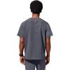 Healing Hands Men’s Scrub Top Steven Top with 3 Pockets, Moisture Wicking, 360° Stretch & Recycled Fibers – 2382(Pewter)