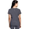 Healing Hands Scrub Top for Women Sonia Top with 3 Pockets Moisture Wicking, 360° Stretch & Recycled Fibers – 2274(Pewter)