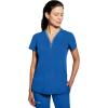 Healing Hands Scrub Top for Women Sonia Top with 3 Pockets Moisture Wicking, 360° Stretch & Recycled Fibers – 2274(Royal)