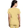 Healing Hands Scrub Top for Women Sonia Top with 3 Pockets Moisture Wicking, 360° Stretch & Recycled Fibers – 2274(Sunray Yellow)