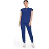 Healing Hands Women Medical Scrub Top Sandy Top with 2 Pockets, Moisture Wicking, 360° Stretch and Recycled Fiber – 2286(Galaxy Blue)