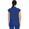 Healing Hands Women Medical Scrub Top Sandy Top with 2 Pockets, Moisture Wicking, 360° Stretch and Recycled Fiber – 2286(Galaxy Blue)