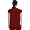 Healing Hands Women Medical Scrub Top Sandy Top with 2 Pockets, Moisture Wicking, 360° Stretch and Recycled Fiber – 2286(Garnet Red)