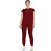 Healing Hands Women Medical Scrub Top Sandy Top with 2 Pockets, Moisture Wicking, 360° Stretch and Recycled Fiber – 2286(Garnet Red)