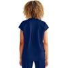 Healing Hands Women Medical Scrub Top Sandy Top with 2 Pockets, Moisture Wicking, 360° Stretch and Recycled Fiber – 2286(Navy)