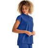 Healing Hands Women Medical Scrub Top Sandy Top with 2 Pockets, Moisture Wicking, 360° Stretch and Recycled Fiber – 2286(Royal)