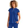 Healing Hands Women Medical Scrub Top Sandy Top with 2 Pockets, Moisture Wicking, 360° Stretch and Recycled Fiber – 2286(Royal)