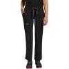 Healing Hands Women Scrub Pants with Rib Knit Waistband, Moisture Wicking, 360° Stretch and Recycled Fibers – 9152(Black)