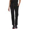 Healing Hands Women Scrub Pants with Rib Knit Waistband, Moisture Wicking, 360° Stretch and Recycled Fibers – 9152(Black)