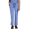 Healing Hands Women Scrub Pants with Rib Knit Waistband, Moisture Wicking, 360° Stretch and Recycled Fibers – 9152(Ceil)
