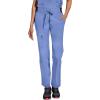 Healing Hands Women Scrub Pants with Rib Knit Waistband, Moisture Wicking, 360° Stretch and Recycled Fibers – 9152(Ceil)
