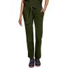Healing Hands Women Scrub Pants with Rib Knit Waistband, Moisture Wicking, 360° Stretch and Recycled Fibers – 9152(Dark Pine)