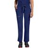 Healing Hands Women Scrub Pants with Rib Knit Waistband, Moisture Wicking, 360° Stretch and Recycled Fibers – 9152(Navy)