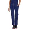 Healing Hands Women Scrub Pants with Rib Knit Waistband, Moisture Wicking, 360° Stretch and Recycled Fibers – 9152(Navy)