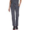 Healing Hands Women Scrub Pants with Rib Knit Waistband, Moisture Wicking, 360° Stretch and Recycled Fibers – 9152(Pewter)