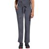 Healing Hands Women Scrub Pants with Rib Knit Waistband, Moisture Wicking, 360° Stretch and Recycled Fibers – 9152(Pewter)
